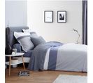 Housse De Couette Gris En Bambou 240 X 220