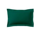 Taie D'oreiller Unie En Coton Vert Opale 50x70