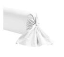 Taie De Traversin Unie En Coton Blanc 85x185