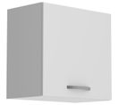 Meuble Haut 1 Porte - Blanc - L 60 X P 36 X H 58 Cm - Oslo