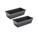 2 Moules à Cakes Extensibles Black Metallic