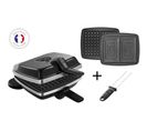 Croque-gaufres 2 Plaques 1000w Noir - 039426