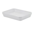 Plat Rectangulaire En Porcelaine 34.5x26cm Blanc - 5721