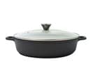 Cocotte Mijoteuse Basse En Fonte D'aluminium 36cm Noir - 384921