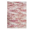 Tapis Extra-doux Motif Lignes Crème Rose 120x170 - Vestale Lines