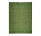 Tapis En Jute Et Coton Avec Franges Vert Foncé 120x170 - Essence