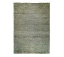 Tapis Artisanal En Jute Et Coton Chenille Vert Rouillé 120x170 - Rostyle