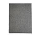 Tapis Motif Arc En Relief En Relief Gris 120x170 - New Age Deco