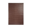 Tapis En Cuir Chocolat 55x85 - Skin