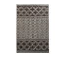 Tapis En Polypropylène Et Coton Motif Croisillons Brun 120x170 - Media Croisillons Brun