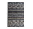 Tapis Extra-doux Motif Horizon Gris Noir Beige 120x170 - Recycle Horizon