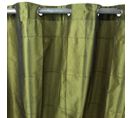 Rideau En Taffetas Vert Bronze 150x250 - William