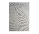 Tapis Pour Dehors Et Dedans Motif Vibes En Relief Crème 160x220 - New Age Vibes