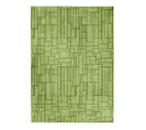 Tapis Motif Lignes Art Déco Vert 160x230 - Sobriete