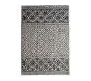 Tapis En Polypropylène Et Coton Motif Croisillons Gris 160x230 - Media Croisillons