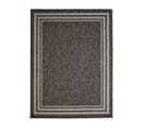 Tapis Intérieur-extérieur Aspect Jute Motif Cadre Beige 195x275 - Terrain Cadre