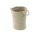 Panier En Coton Effet Cordage Écru 45x30x40 - Tam Tam