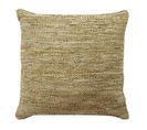 Coussin En Cuir Tressé Ocre 45x45 - Skin