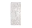 Tapis De Salon Ou Chambre - Microfibre Extra Doux - 80 X 180 Cm - Blanc