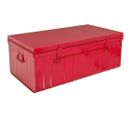 Malle Habitat En Acier 130 Litres Rouge