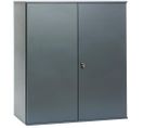 Armoire Métallique Anthracite Brico Hauteur 105 Cm