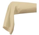 Housse De Traversin Percale 86 X 140 Cm Unie - 86 X 140 Cm - Beige