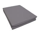 Drap Percale De Coton 180 X 290 Cm Uni - 180x290 Cm - Gris Anthracite