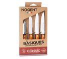 Coffret De 3 Couteaux Et Un Éplucheur Cerisier Des Bois - 00096v