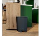 Poubelle 30L FLAT BIN Noir