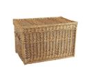 Malle De Rangement En Osier Buff 60 X 40 X 40 Cm