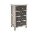 Commode 4 Tiroirs En Pin Et Medium