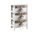 Commode Enfant En Bois Blanc 3 Tiroirs