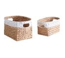 Corbeilles De Rangement En Jacinthe (lot De 2)