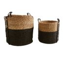 Cache-pot Ronds En Jonc De Mer (lot De 3)