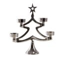 Sapin Porte Bougie En Aluminium 30cm