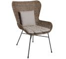 Fauteuil En Rotin Avec Coussin