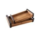 Plateaux Modernes En Bois (lot De 2)