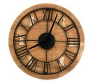 Horloge En Bois Recyclé Et Métal