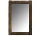 Miroir Rectangulaire En Bois Recyclé Rustique Rectangle