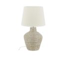 Lampe En Jonc Et Coton Amphore