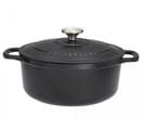 Cocotte Ronde Fonte Émaillée 20cm Noir - Puc472001