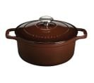 Cocotte En Fonte Émaillée 20cm Chocolat - Puc472079