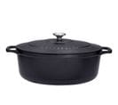 Cocotte Ovale En Fonte Émaillée 25cm Noire Sublime - Puc472501