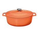 Cocotte Ovale En Fonte 29cm Sublime Orange - Puc472975