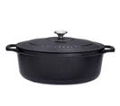 Cocotte Ovale En Fonte Émaillée 35cm Noir - Puc473501