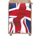 Caisson De Bureau Chêne Naturel - Coloris: Drapeau Anglais 701