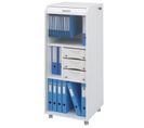 Caisson De Bureau Blanc à Roulettes 108 Cm - Coloris: Blanc