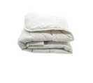 Couette Chaude Coton Percale Anti Acariens - 1 Personne 140x200 - Spécial Hiver