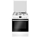 Cuisinière Mixte Électrique 77l Amica 6950w 60 cm A - Acm7037b1