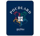 Plaid Polaire Imprimé 100% Polyester, Harry Potter Blason 110x140cm